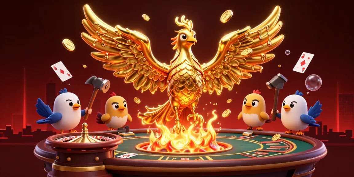 Experience the Baccarat formula with our vibrant and dynamic 3D illustration showcasing a luxurious casino theme.