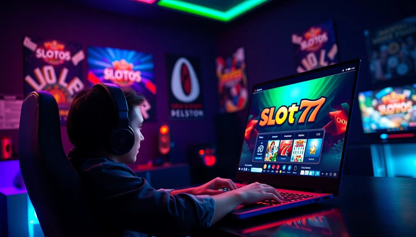 Slot77 memainkan permainan kasino online terbaik dengan suasana yang menarik.