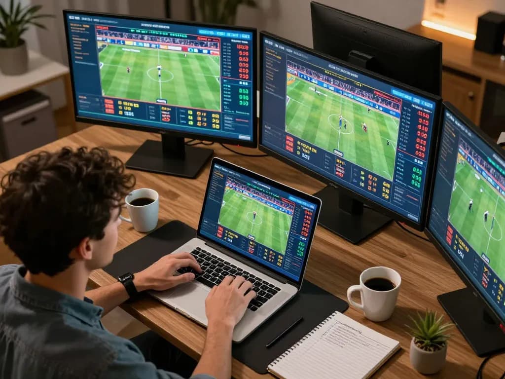 Engage with FLY88's online sports betting platform, analyzing odds and placements.