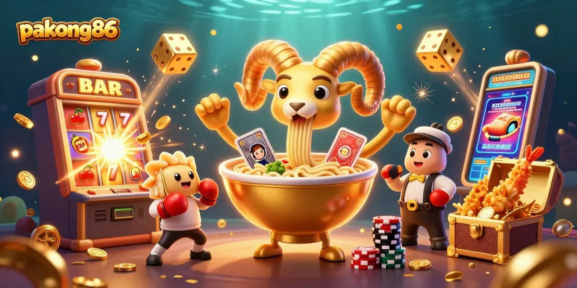 Join pakong86 for an exciting casino experience with vibrant 3D characters and thrilling action!
