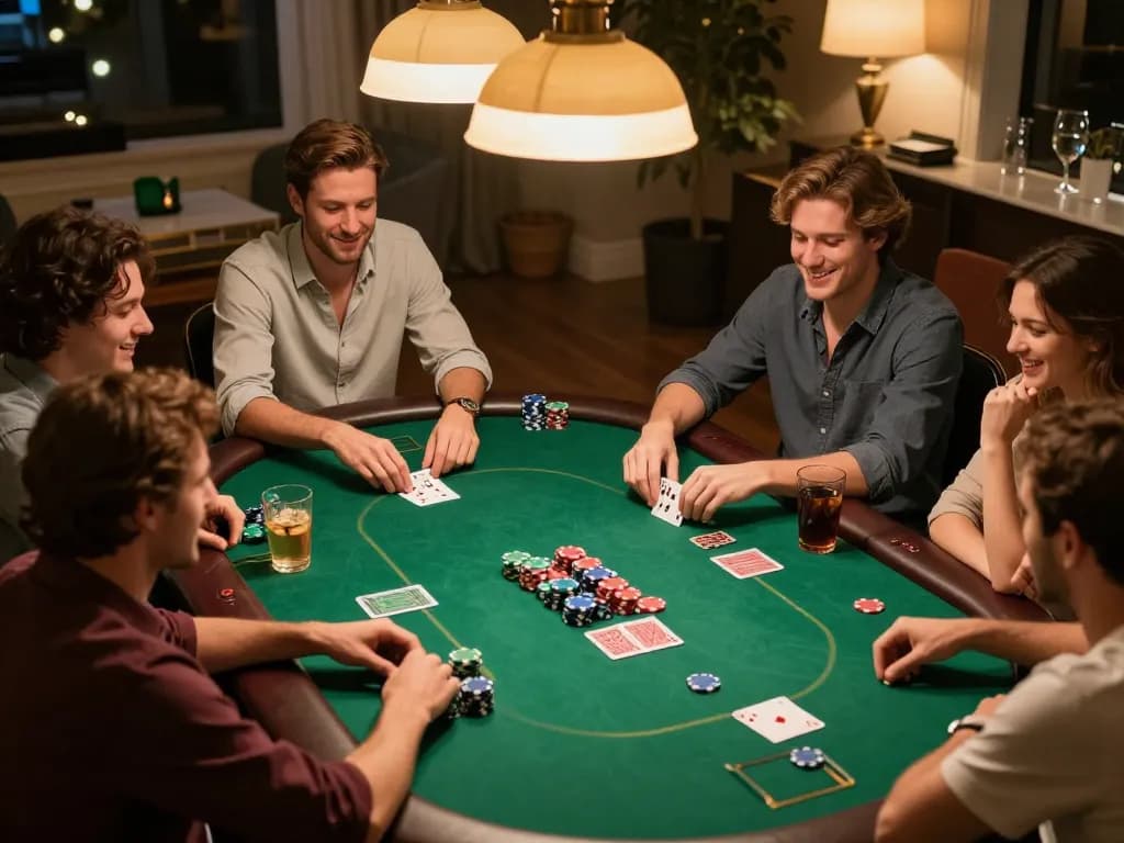 Engage in exciting poker games with friends at home, click here to join the fun.