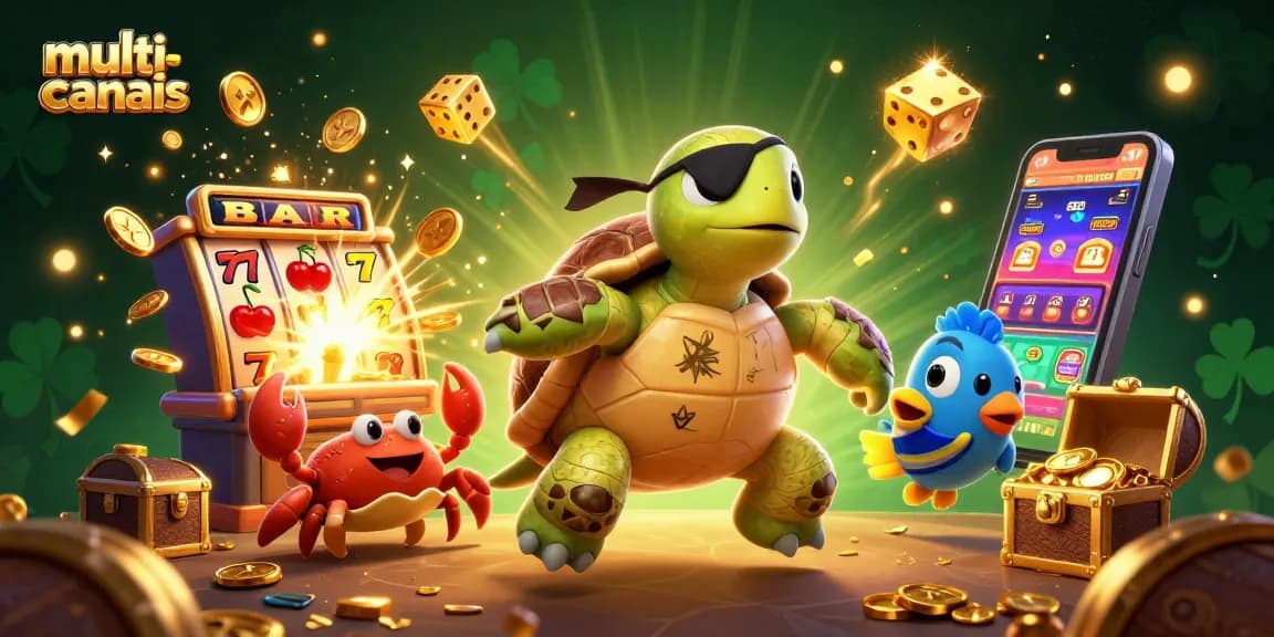 Experience the thrill of multcanais with vibrant casino elements, dynamic characters, and jackpot excitement.