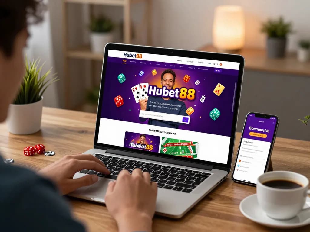 Engaging user experience at hubet88 with vibrant promotions and newsletter signup