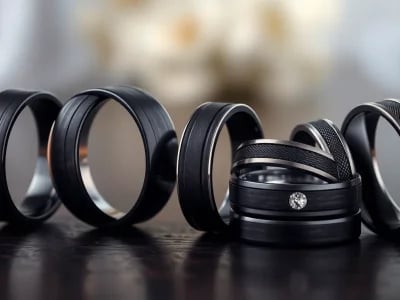 Elegant Black Wedding Rings for Men: A Bold Symbol of Commitment