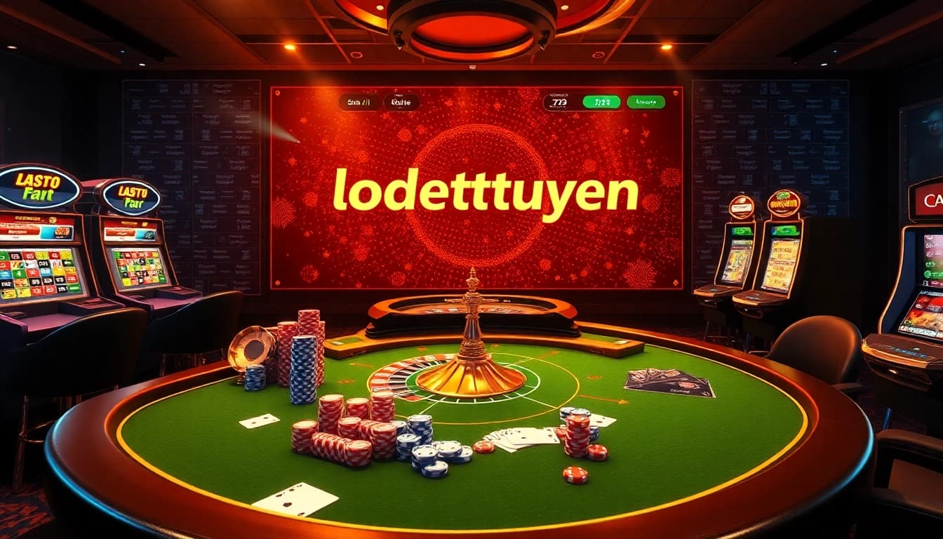 Enjoy thrilling gameplay on lodetructuyen's online casino platform featuring vibrant tables and exciting betting action.