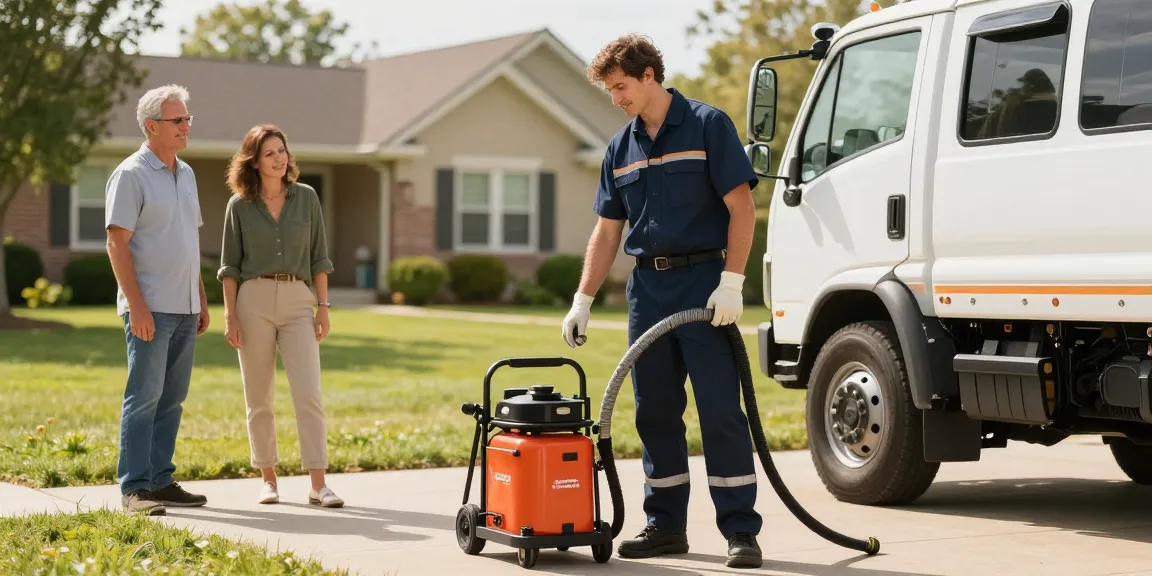 Septic pumping by a local professional contractor, trusted community service for residential septic needs