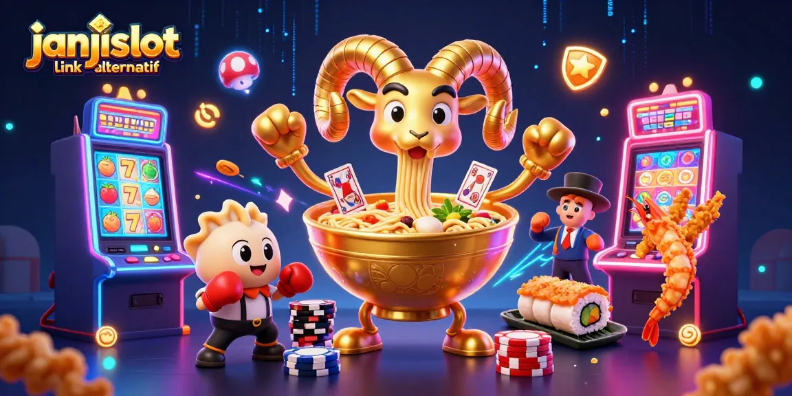 Engage with the fun janjislot link alternatif by playing on dynamic slot machines featuring vibrant characters.