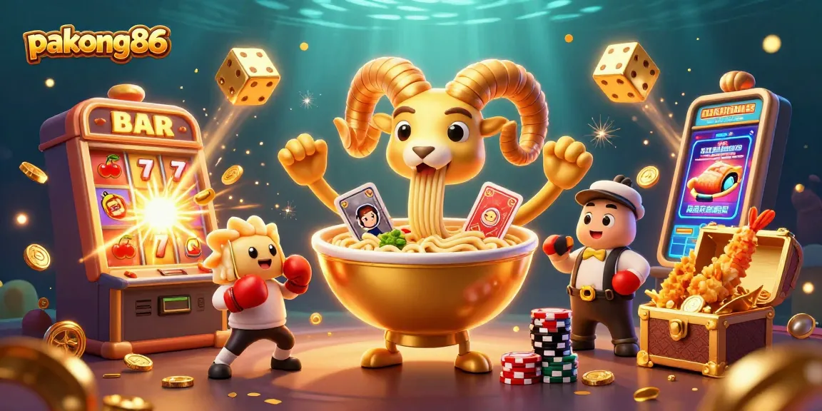 Join pakong86 for an exciting casino experience with vibrant 3D characters and thrilling action!