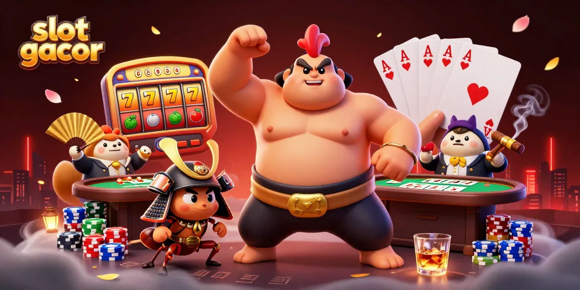 Permainan slot gacor dengan karakter unik dan elemen kasino yang menarik untuk pemain judi.