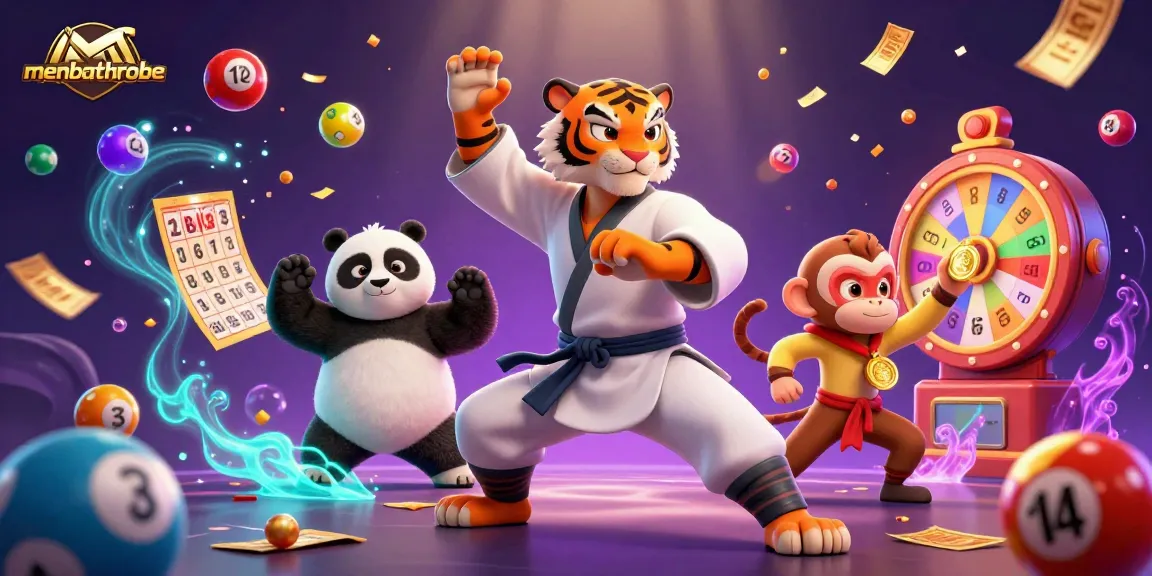 Bermain seru di menbathrobe dengan karakter kasino, bola lotere, dan efek visual yang menakjubkan.