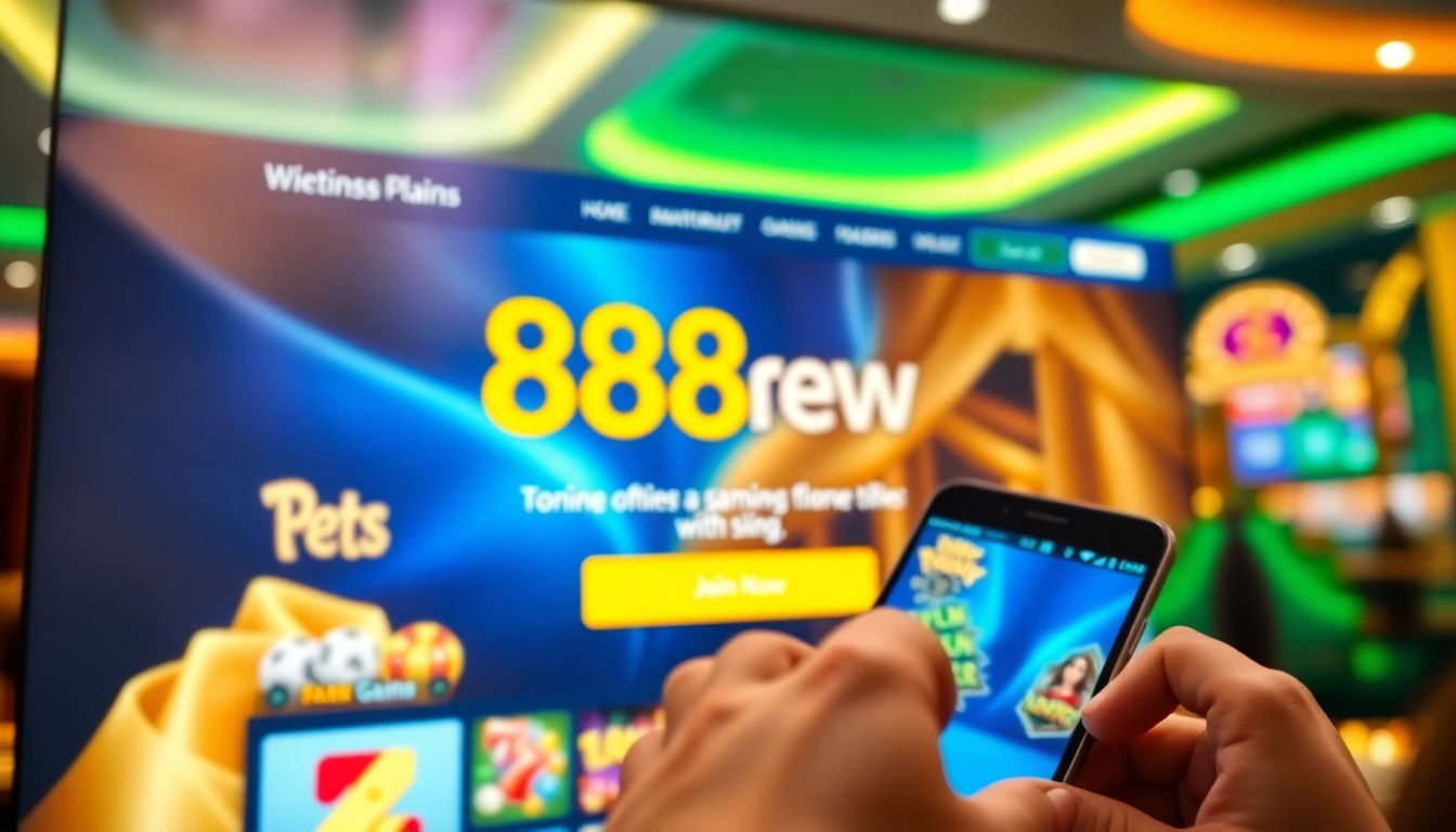 Engaging user experience on 888new online gaming platform with vibrant interface.
