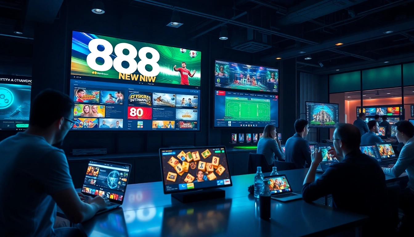 Experience the dynamic online gaming world with 888new, featuring vibrant games and a modern interface.