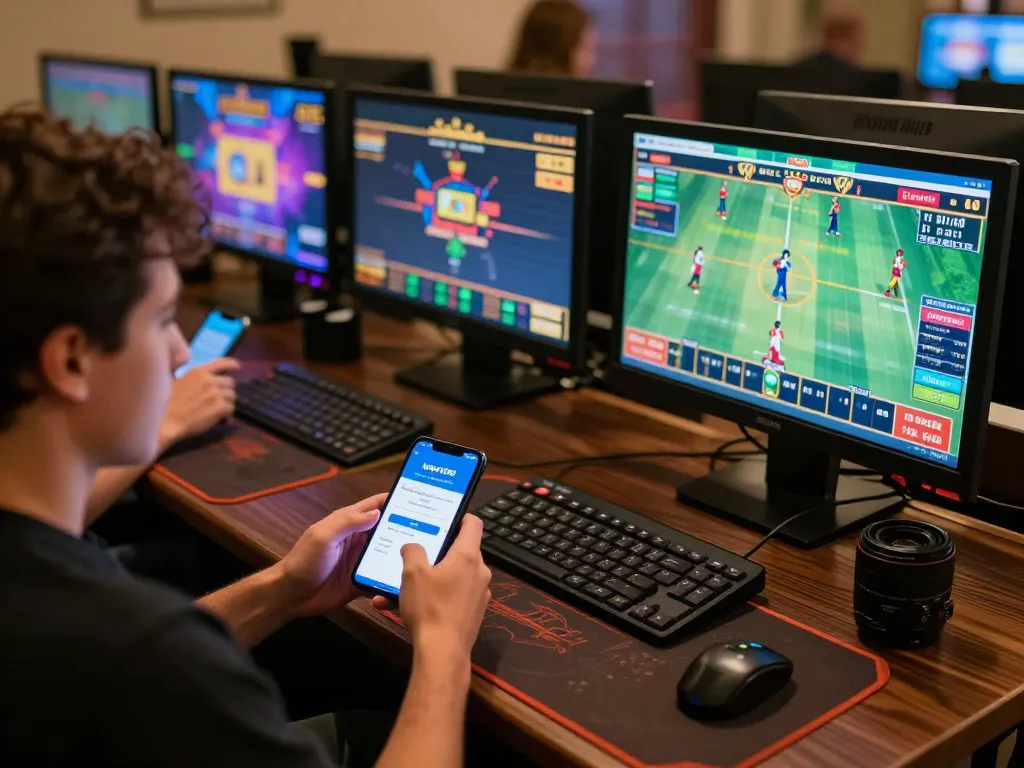 Player engaging with the hytw3339 app on mobile for strategic online betting.