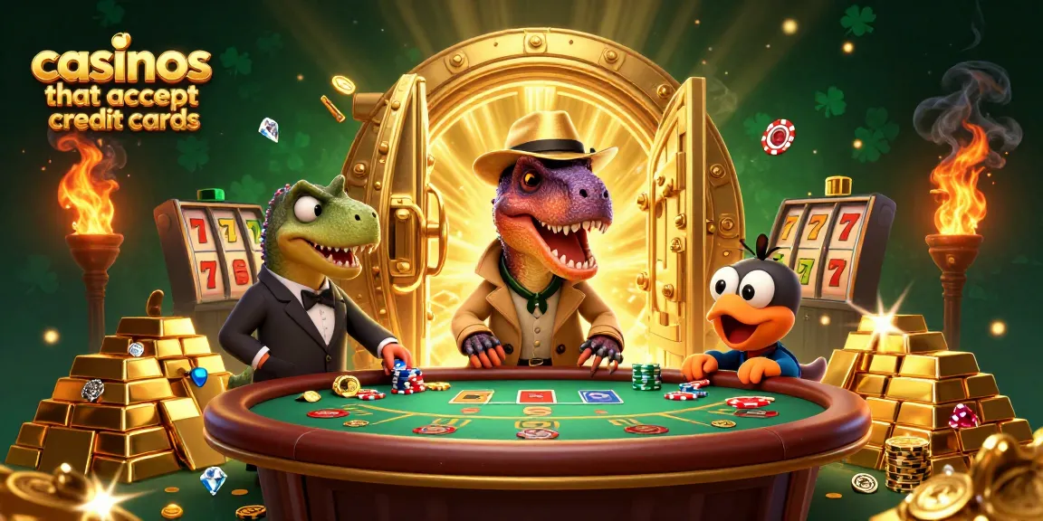 Win exciting rewards at casinos that accept credit cards with 3D cartoon characters engaging in thrilling gameplay.