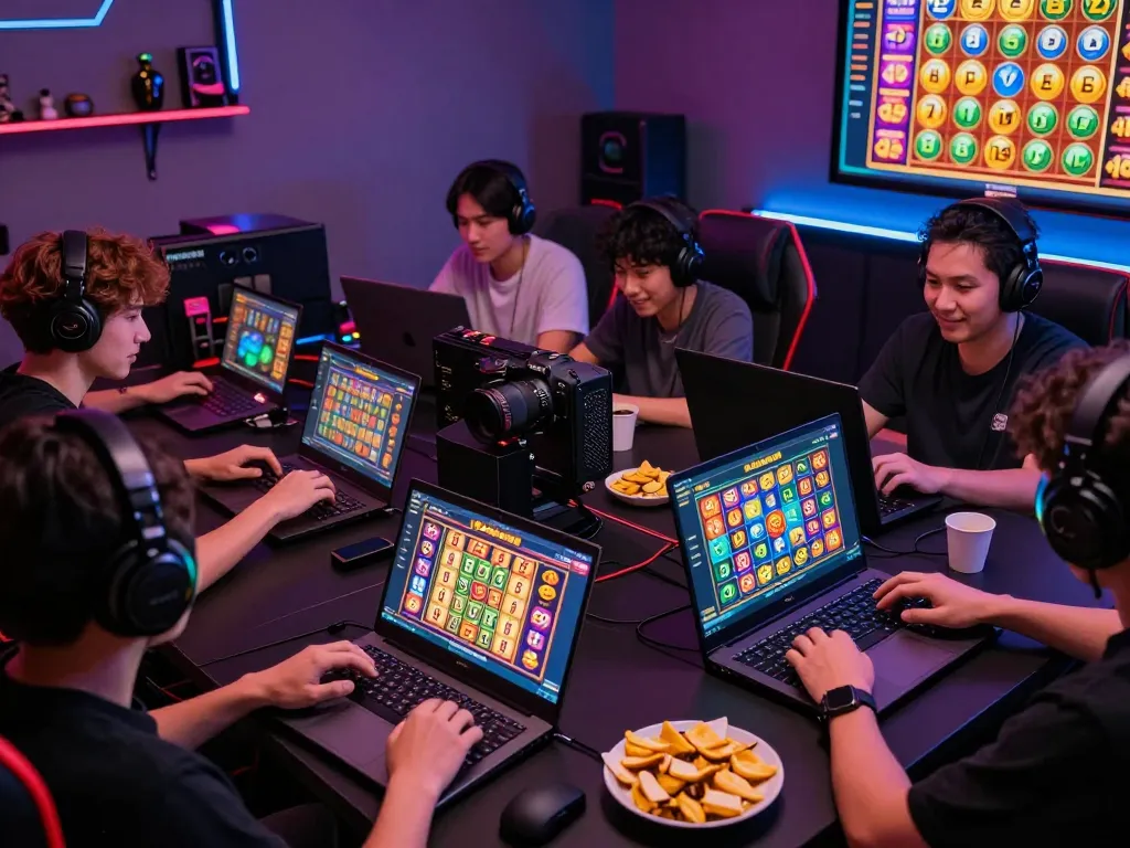 Engaged players exploring Toto Slot Gacor experiences at https://bankssg.com/banking-news, showcasing vibrant gaming interactions and excitement.