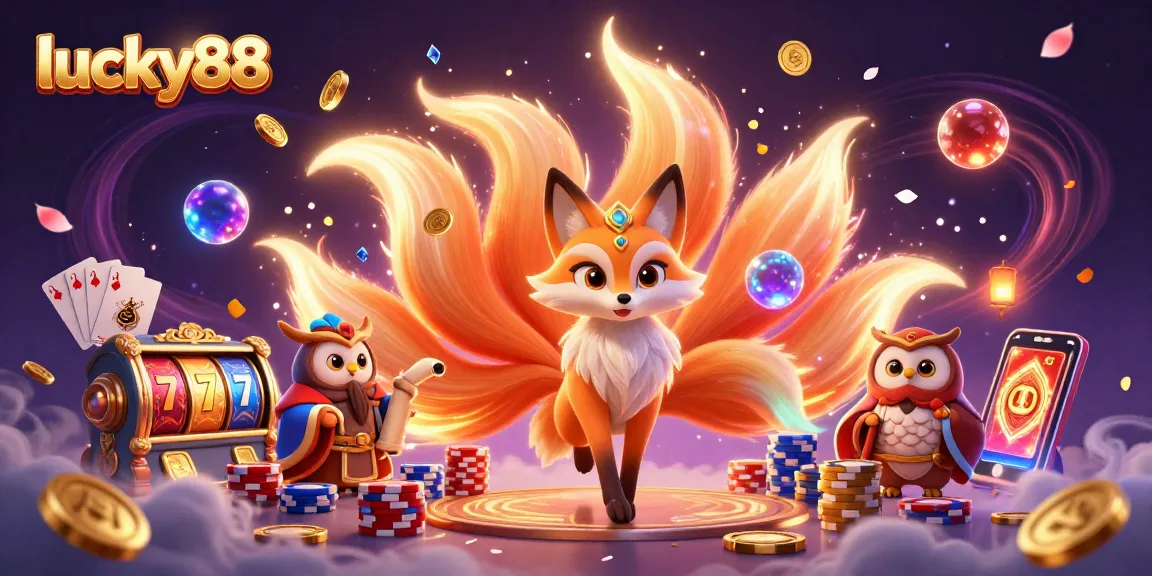 Engage with lucky88 as the vibrant fox spirit and owl sage guide you through spectacular casino experiences.