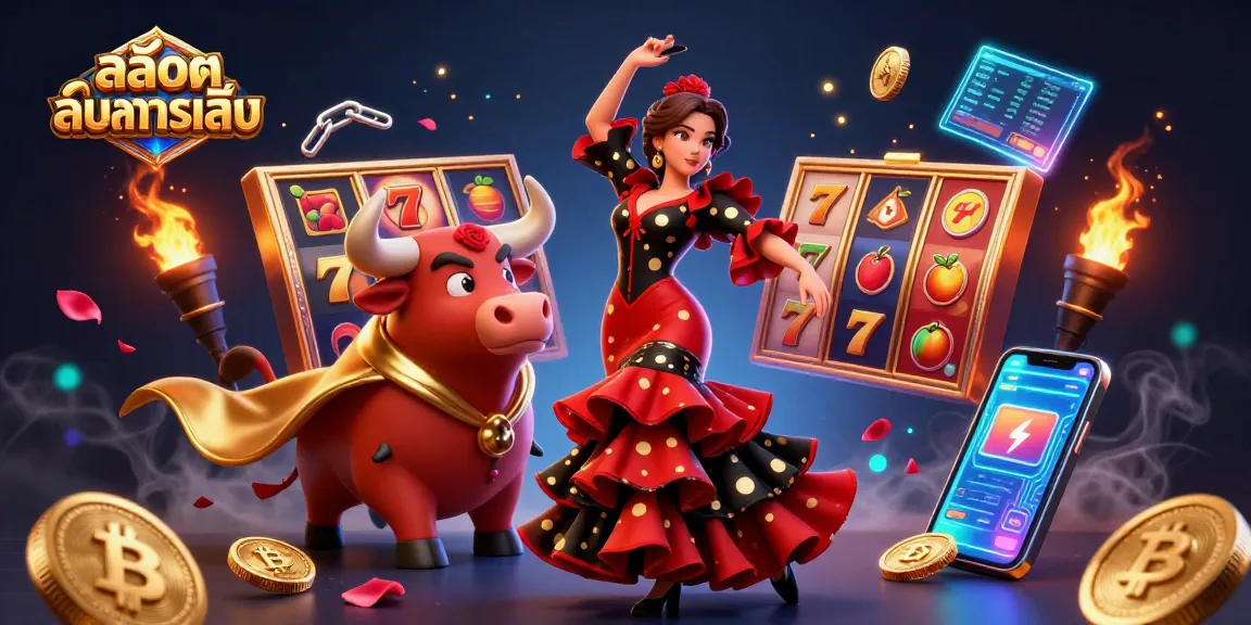 Experience สล็อตทดลองเล่น excitement with vibrant slot reels, lucky symbols, and dynamic characters.