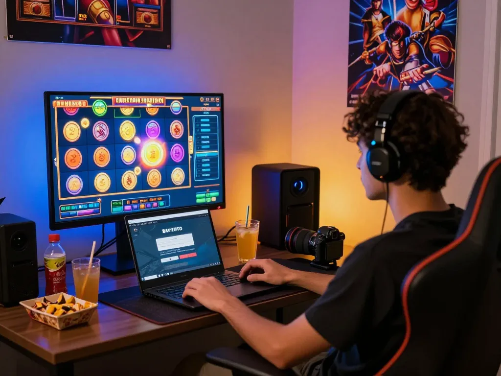 Engaging BAYITOTO online gaming experience showcasing vibrant slot gameplay and user interaction.