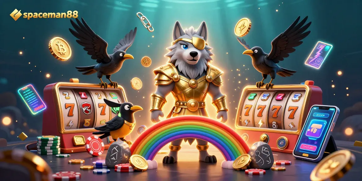 Experience the excitement of spaceman88 slots with vibrant characters and jackpot elements.