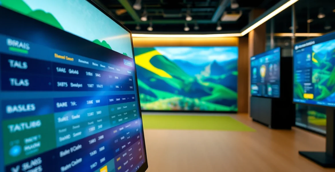 Discover the best sports betting sites in Brazil with interactive sports betting options and engaging visuals.