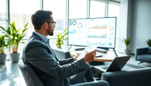 Boost your business with the best SEO Malaysia strategies through expert analysis in a digital marketing office.