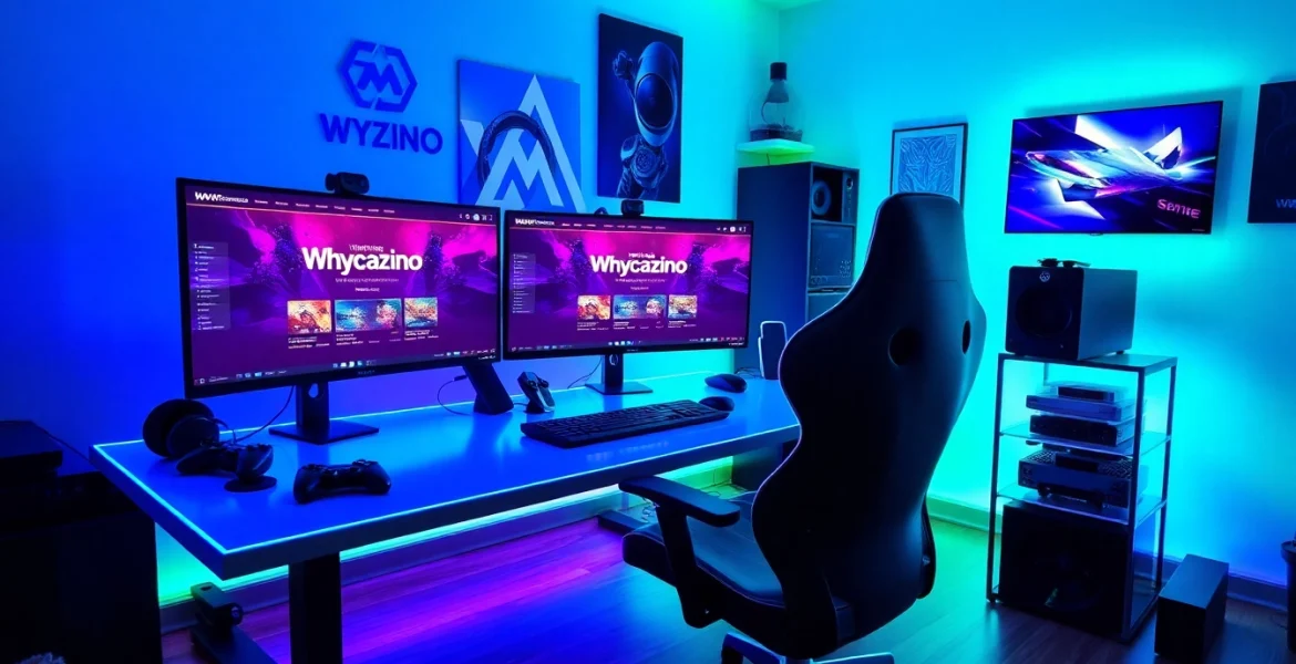 Engage with the exciting gaming interface of https://whycazino.com in a vibrant setup.