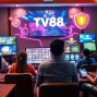 TV88 online gaming platform showcasing secure and exciting gaming experience on desktop and mobile interfaces.