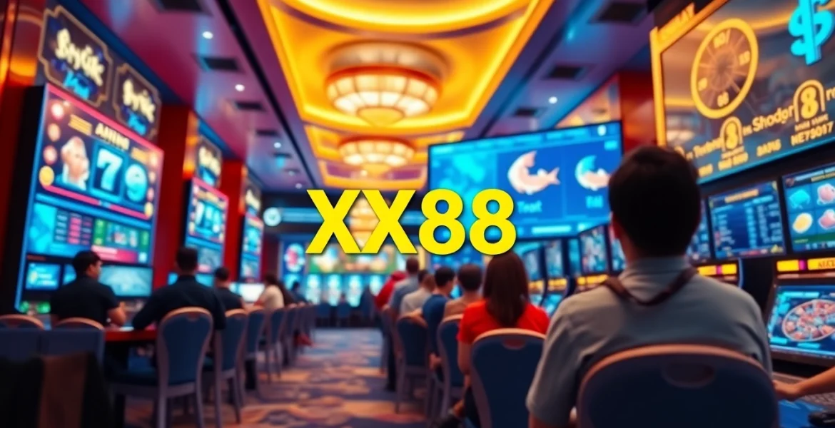 XX88 online gaming scene highlighting modern casino features and vibrant gameplay.