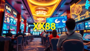 XX88 online gaming scene highlighting modern casino features and vibrant gameplay.
