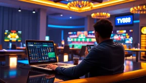 TV88 online gaming experience showcasing smooth interface and vibrant live betting.