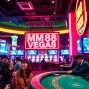 Experience the excitement of MM88 Vegas with energetic players enjoying casino games.