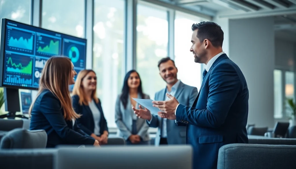 Elevate your company with expert Business IT Solutions guidance in a collaborative office environment.