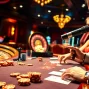 The MV88 microphone captures excitement at a luxury casino poker table with spinning roulette.