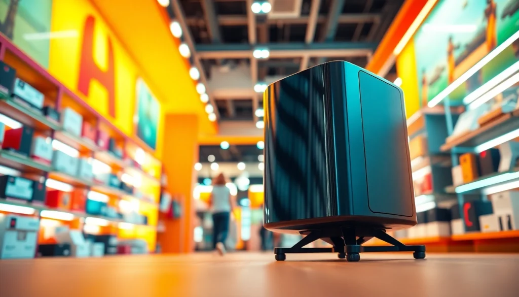 C168 product displayed prominently in an inviting shopping environment, showcasing its sleek design.