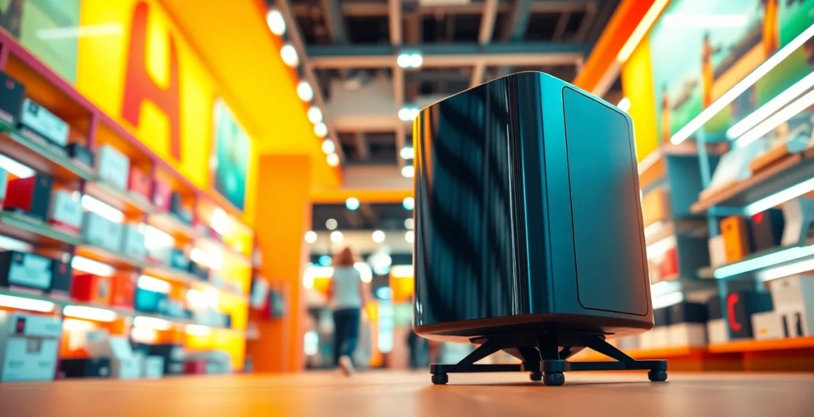 C168 product displayed prominently in an inviting shopping environment, showcasing its sleek design.