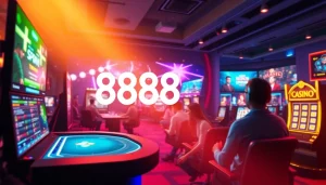 Exciting digital gaming experience showcasing 888new's vibrant online betting interface.