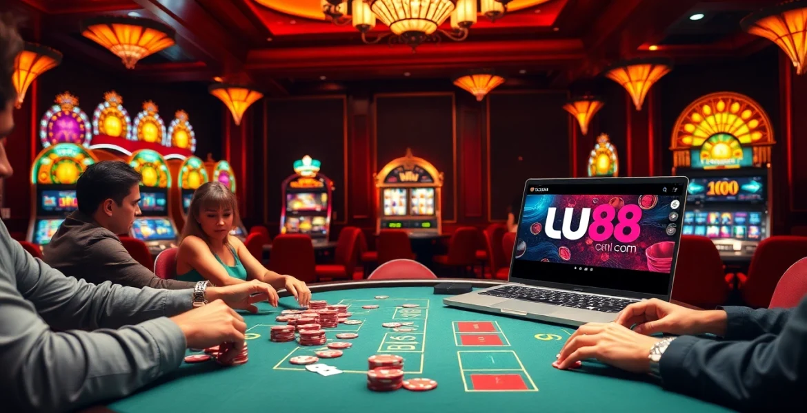 Experience excitement at uu88 com, featuring dynamic poker gameplay and vibrant casino elements.