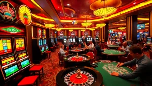 Experience the thrill of gaming at https://rr88.pizza/ with vibrant casino tables and engaging players.