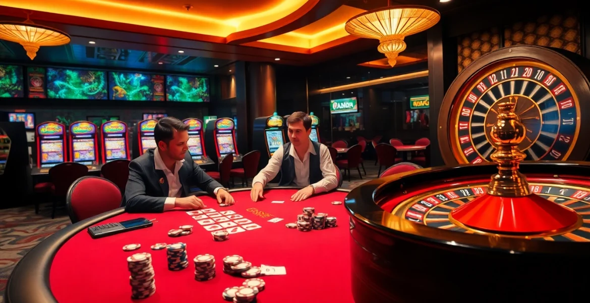 Experience the excitement of 88bet with players engaged at a luxurious poker table.