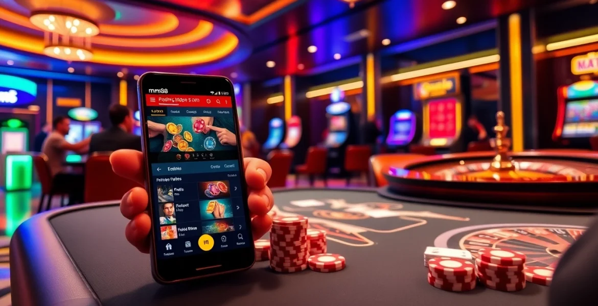 Experience gaming excitement with the mm88 app's interactive casino features.