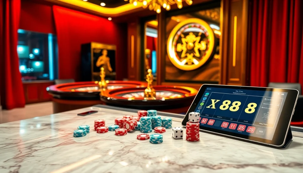 Experience the thrill of casino gaming at XX88 with vibrant tables and exciting gameplay.