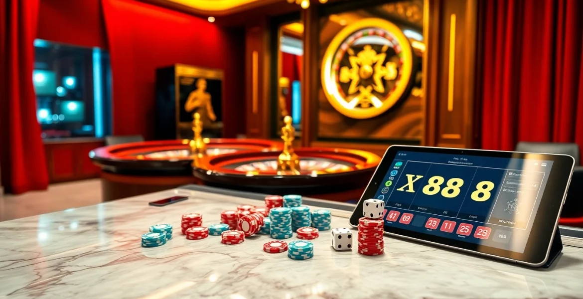 Experience the thrill of casino gaming at XX88 with vibrant tables and exciting gameplay.