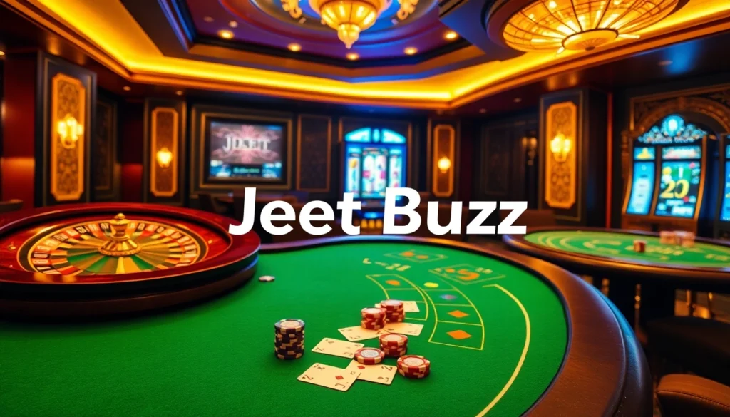 Experience excitement at Jeet Buzz with vibrant casinos, slot machines, and gaming action.
