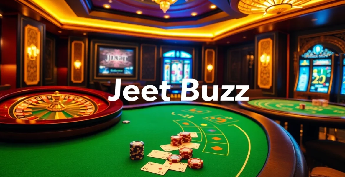 Experience excitement at Jeet Buzz with vibrant casinos, slot machines, and gaming action.