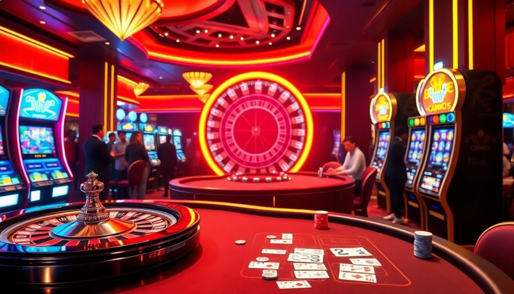 Intensely engaged players enjoying high-stakes poker at a casino themed around 11UU.