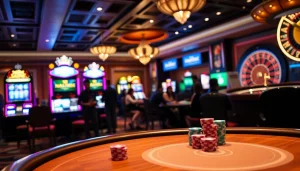 Experience thrilling gameplay at https://rr88.gratis/ with vibrant poker chips and engaging casino ambiance.