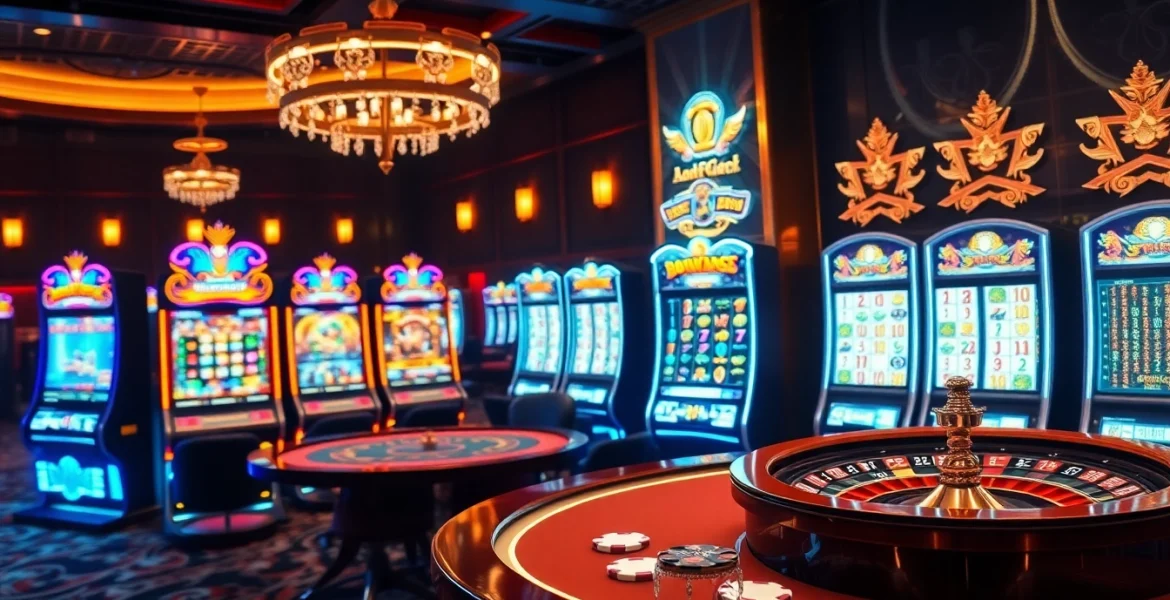 Experience thrilling wins at https://www.66slots8.com/ with vibrant slot machines and elegant casino ambiance.