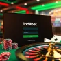 Securely accessing indibet login with casino games and vibrant betting visuals.