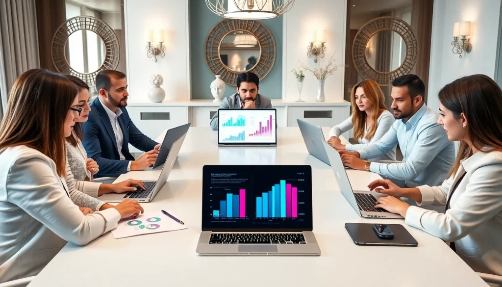 Enhancing medspa digital marketing strategies during a collaborative marketing session.