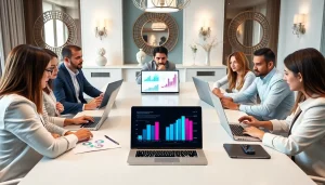 Enhancing medspa digital marketing strategies during a collaborative marketing session.